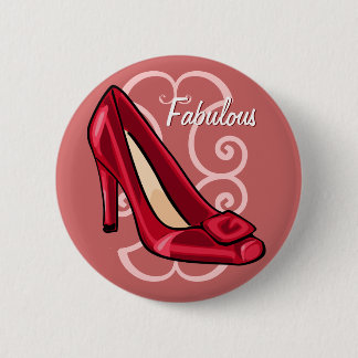 Red Shoes Button