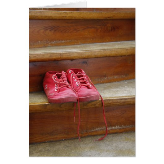 Red shoes cards (Front)