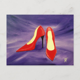 Red Shoes Postcard