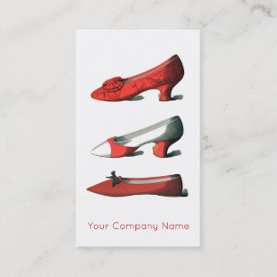 Shoe Repair Business Cards Zazzle Red Shoes Shoe Design Or Repair Business Card