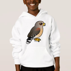 Red-shouldered Hawk Girls' American Apparel Fine Jersey T-Shirt