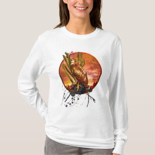 Red Shouldered Hawk LAST DESERT LIGHTS T-Shirt