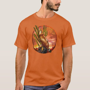 Red Shouldered Hawk LAST DESERT LIGHTS T-Shirt