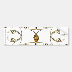 Red Shouldered Leaf Beetle Bumper Sticker
