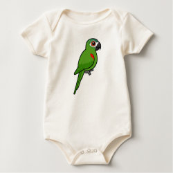 Birdorable Red-shouldered Macaw Infant Organic Creeper