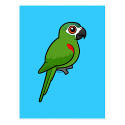 Birdorable Red-shouldered Macaw Postcard