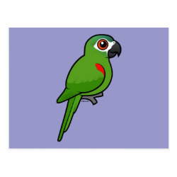 Birdorable Red-shouldered Macaw Postcard