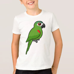 Birdorable Red-shouldered Macaw Kids' American Apparel Fine Jersey T-Shirt