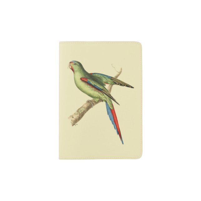Red-shouldered Parakeet Passport Holder (Front)