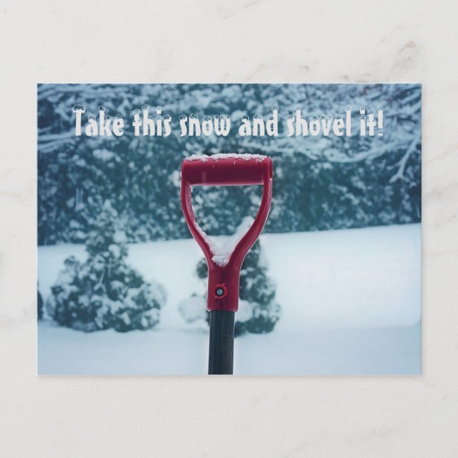 Red Shovel postcard (Front)