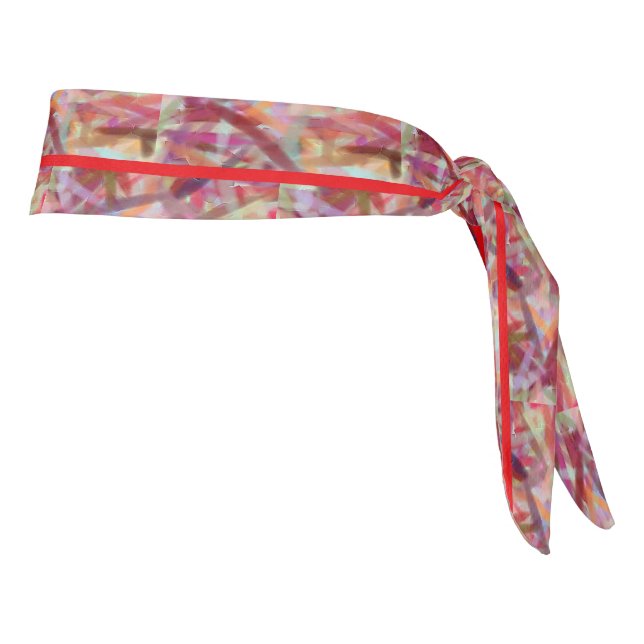 Red Shred Switchback headband (Rotate 90)