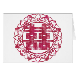 Red Shuan Xi Cards