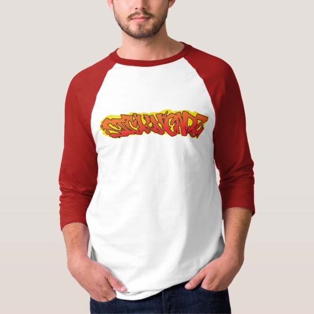 Red Sickheadz logo T-Shirt (Front)