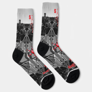 Red Sign of the Times Socks