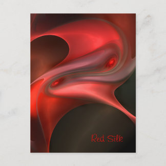 Red Silk Postcard