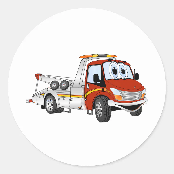 cartoon tow truck clipart