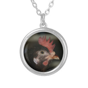 Red Silver Plated Necklace