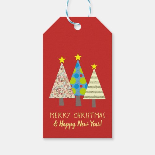 Red Simple Christmas Gift Tags