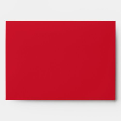 Red Simple Minimalist Return Address Classic Envelope