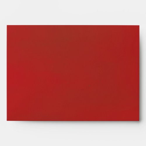 Red Simple Minimalist Return Address Classic Envelope