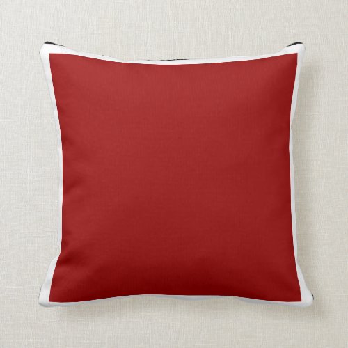 Red Sisco Throw Pillow