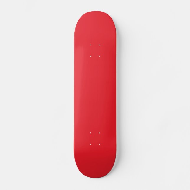 Red Skateboard Deck (Front)