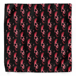 Red skull bandana