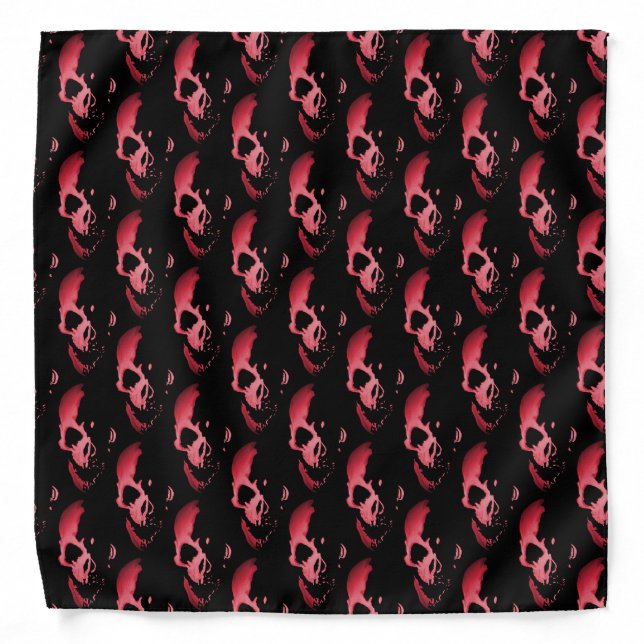Red skull bandana (Front)
