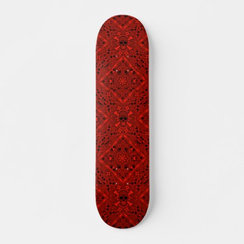 RED SKULL BANDANA BOARD