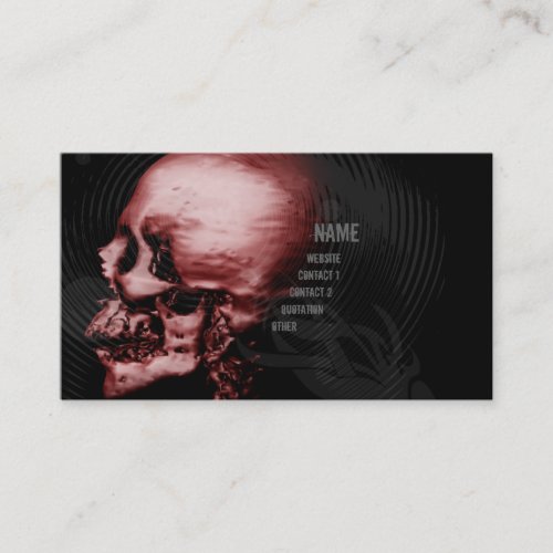 Red Skull Business Cards