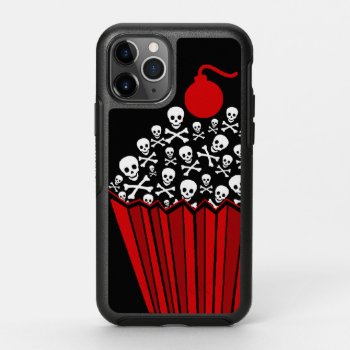  || Red Skull & Crossbone Cupcake ||  Otterbox Symmetry Iphone 11 Pro Case by WaywardMuse at Zazzle
