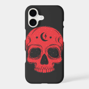 Red Skull Illustration iPhone 17 Case