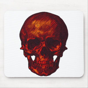 Red Skull Mouse Pad