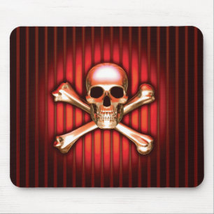 Red Skull Mouse Pad