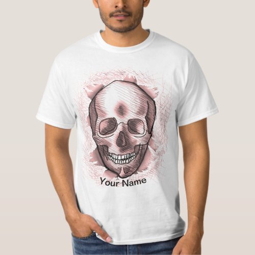 Red Skull Ripper custom name t_shirt