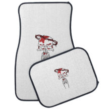 red skull Set of Car Mats