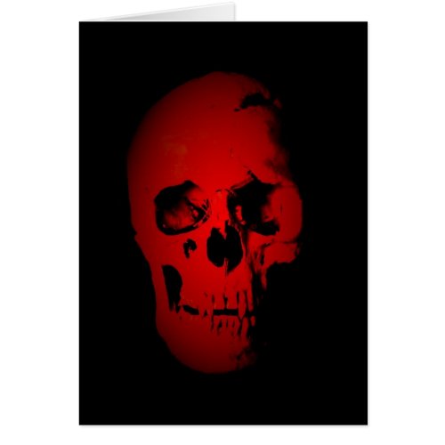 Red Skull Skeleton