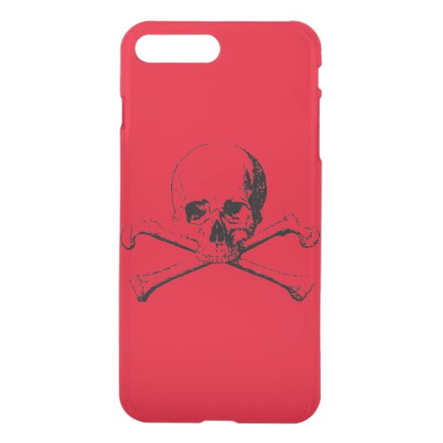 Red Skull  the Bones iPhone 8 Plus7 Plus Case