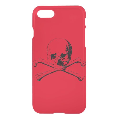 Red Skull  the Bones iPhone SE87 Case