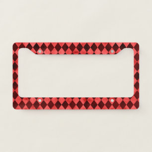 Red Skulls and Sunflower Series Design 10  License Plate Frame