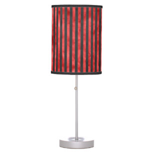 Red Skulls and Sunflower Series Design 11  Table Lamp