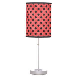 Red Skulls and Sunflower Series Design 4 Table Lamp