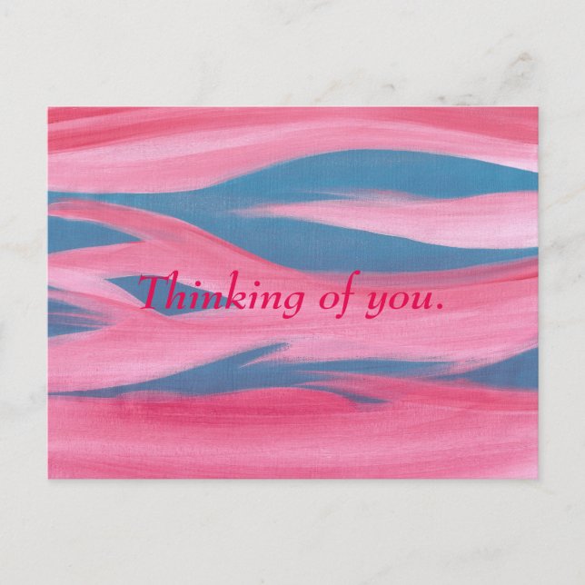 Red Sky at Night Thinking of You Postcards (Front)