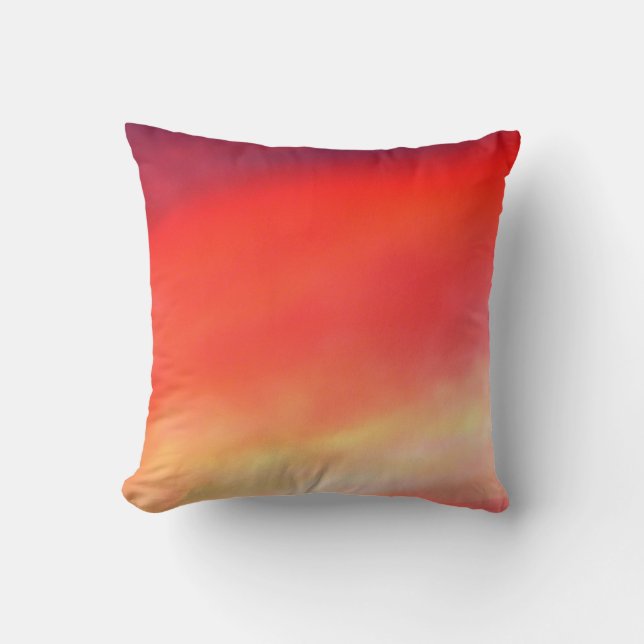Red Sky At Night Throw Pillow (Front)