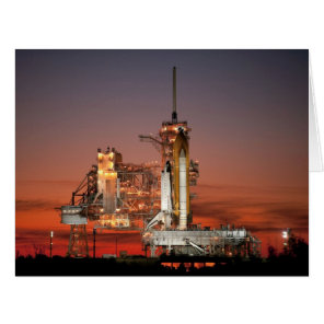 Red Sky for Space Shuttle Atlantis Launch