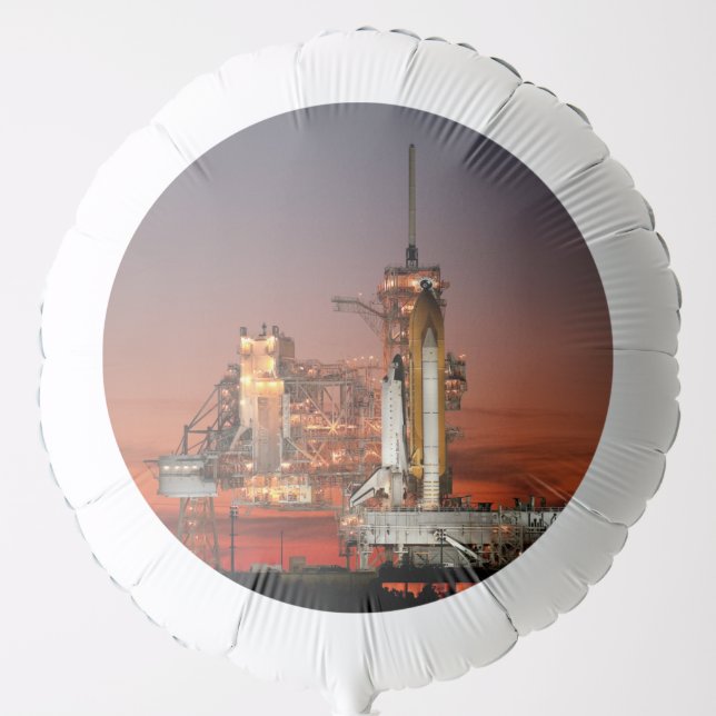 Red Sky for Space Shuttle Atlantis Launch Balloon (Front)