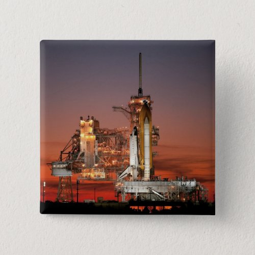 Red Sky for Space Shuttle Atlantis Launch Button