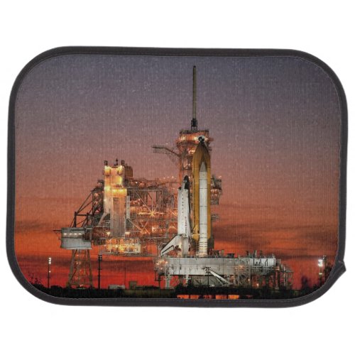 Red Sky for Space Shuttle Atlantis Launch Car Floor Mat