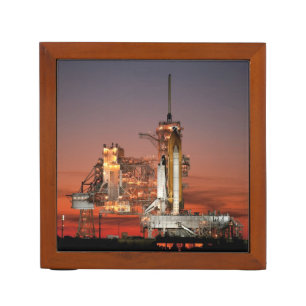 Red Sky for Space Shuttle Atlantis Launch Desk Organizer