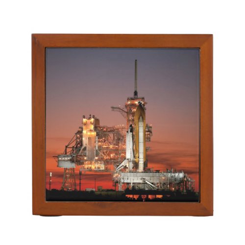 Red Sky for Space Shuttle Atlantis Launch Desk Organizer